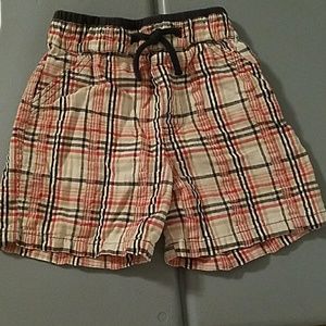 Kids plaid shorts